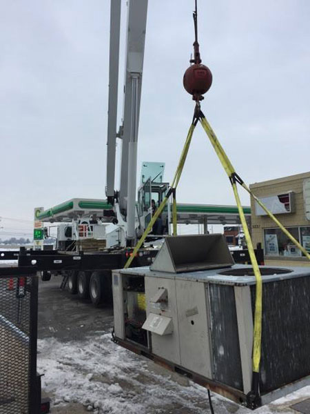 HVAC Roof Installation